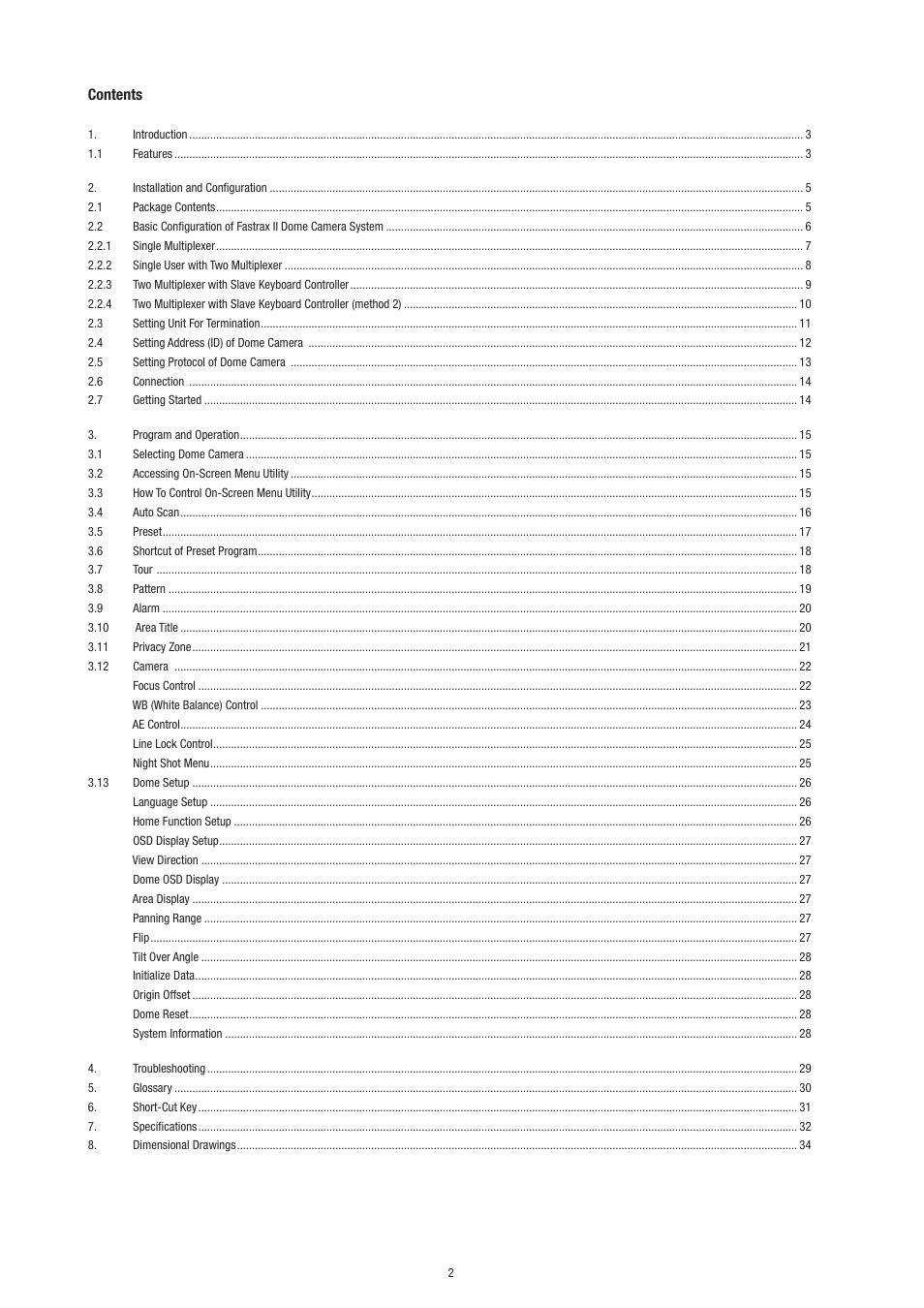 Philips Video Camera User Manual | Page 2 / 34