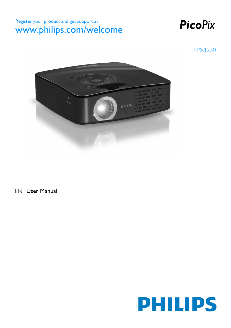 Philips PICOPIX PPX1230 User Manual | 16 pages