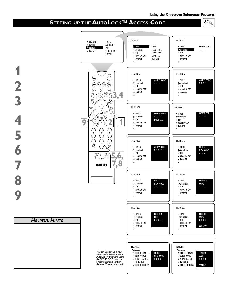 Philips Epic 51PW9303 User Manual | Page 45 / 72