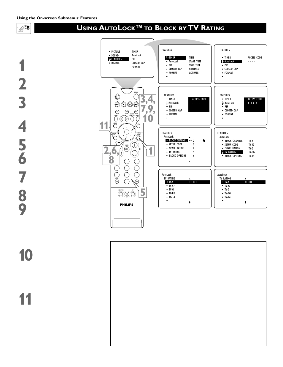 Tv r | Philips Epic 51PW9303 User Manual | Page 48 / 72