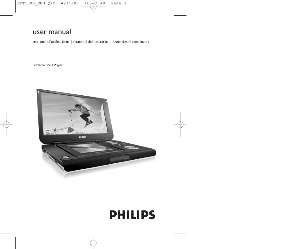 Philips PET1000/00 User Manual | 31 pages