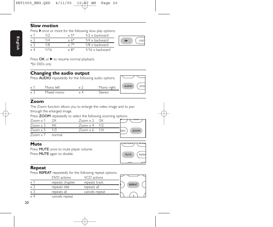 Philips PET1000/00 User Manual | Page 22 / 31