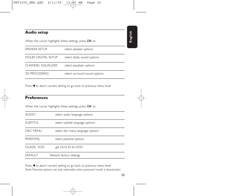 Philips PET1000/00 User Manual | Page 27 / 31