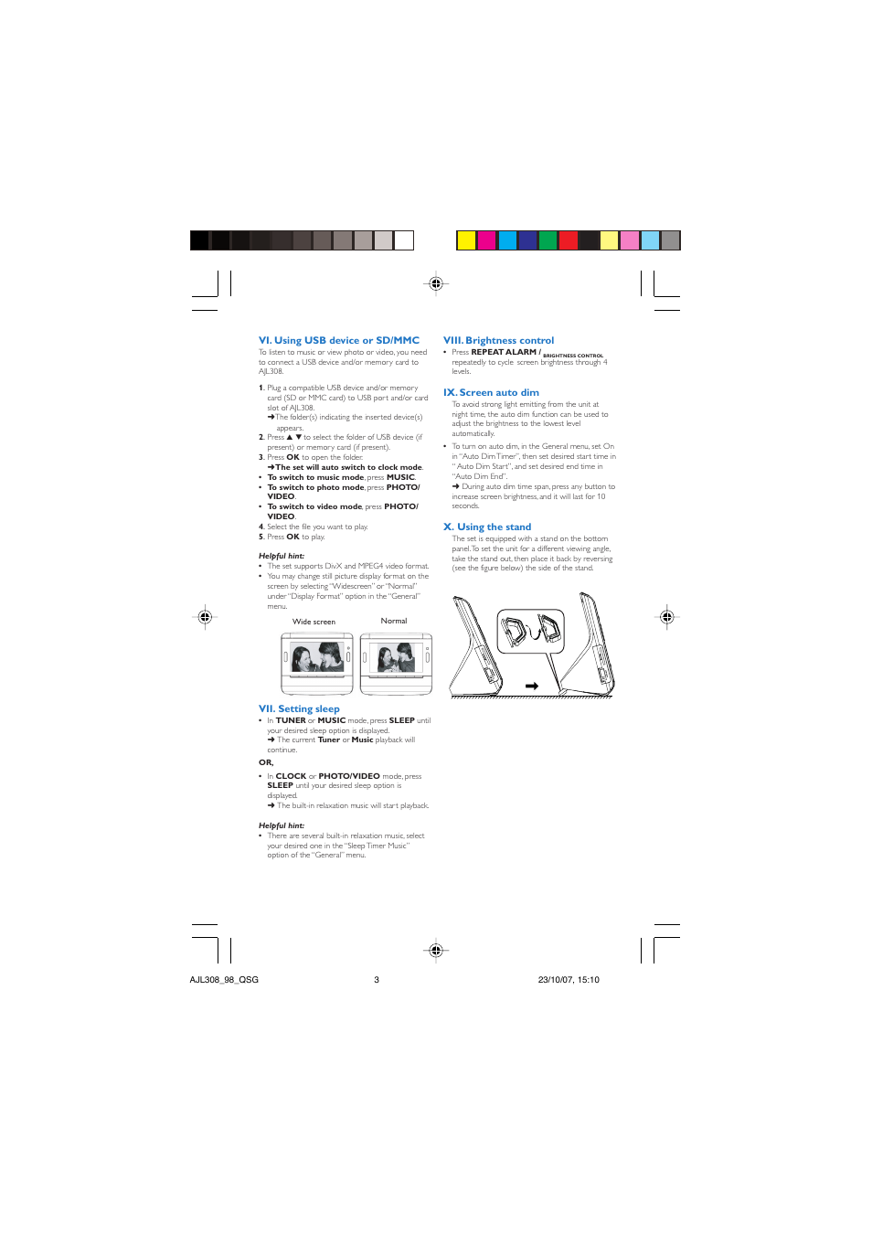 Philips AJL308 User Manual | Page 3 / 4