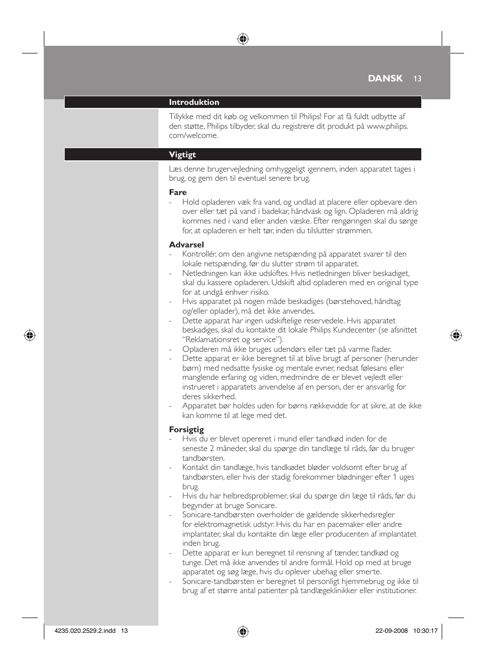 Philips HEALTHYWHITE HX6711 User Manual | Page 13 / 92