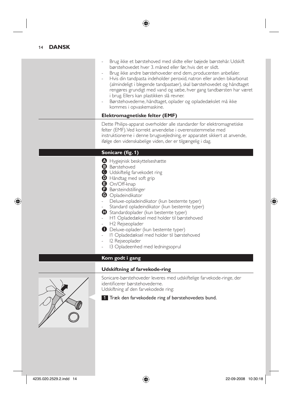 Philips HEALTHYWHITE HX6711 User Manual | Page 14 / 92