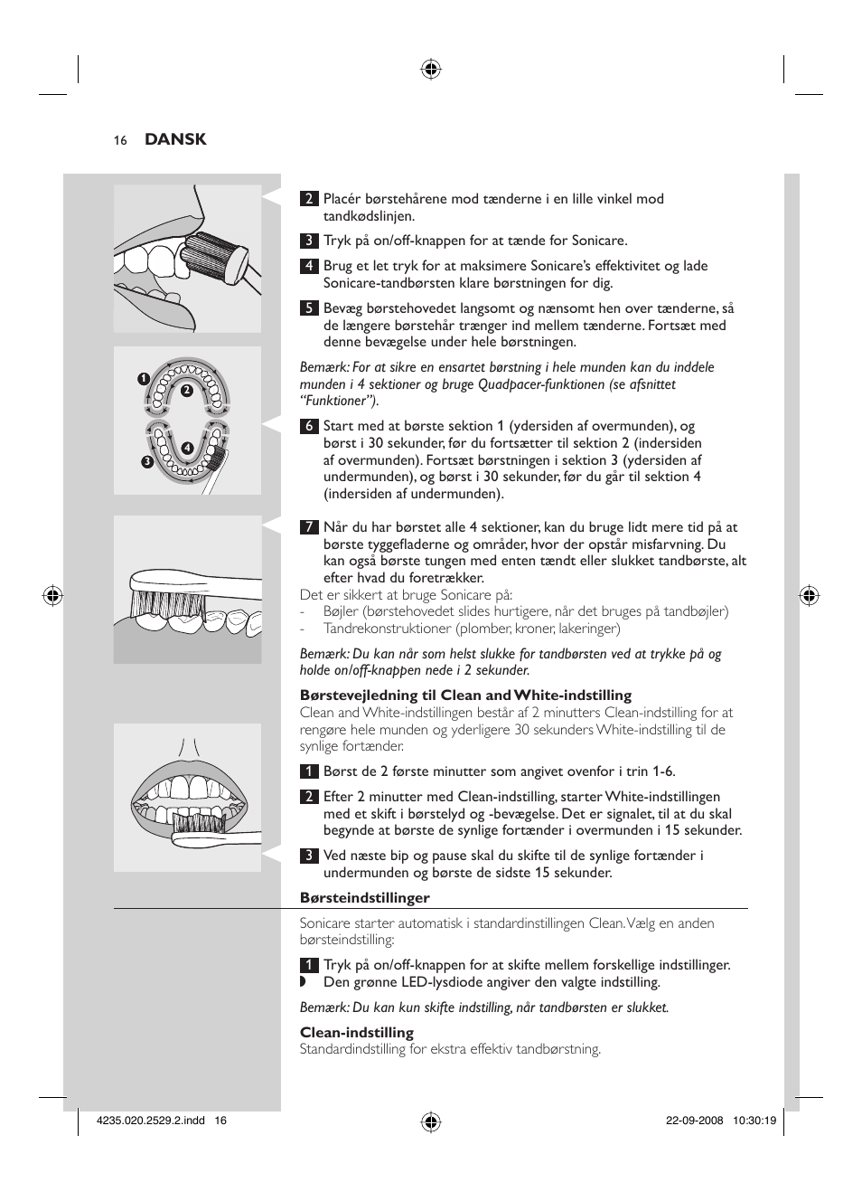 Philips HEALTHYWHITE HX6711 User Manual | Page 16 / 92