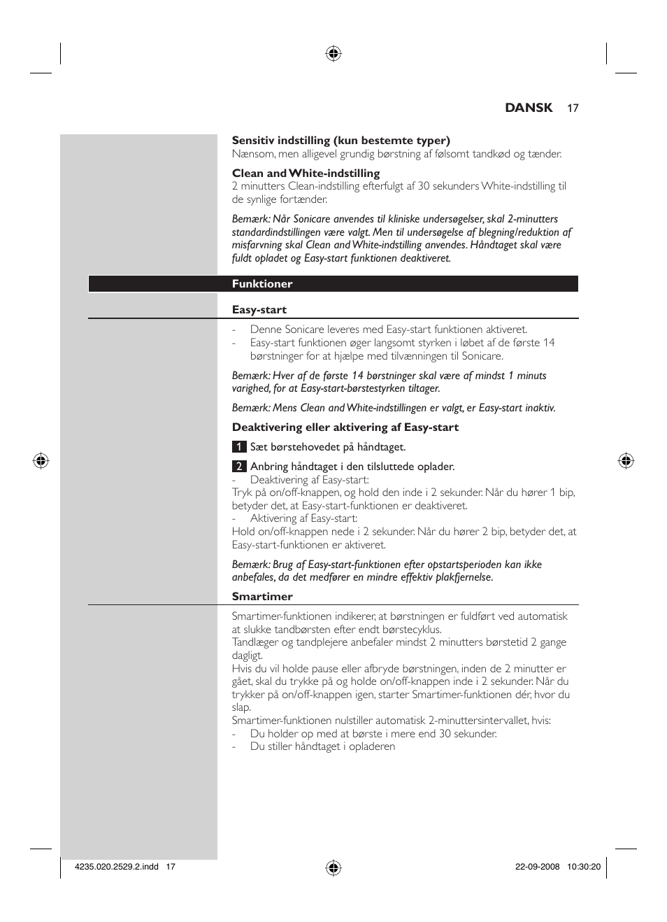 Philips HEALTHYWHITE HX6711 User Manual | Page 17 / 92