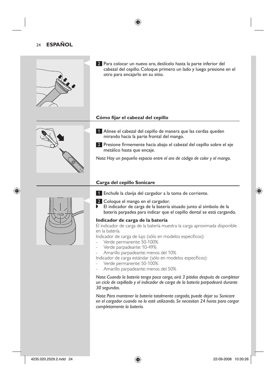 Philips HEALTHYWHITE HX6711 User Manual | Page 24 / 92