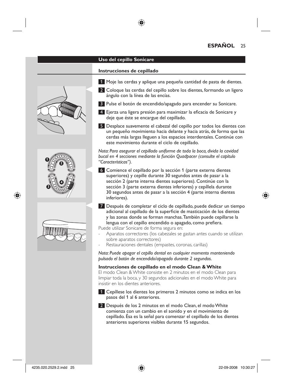 Philips HEALTHYWHITE HX6711 User Manual | Page 25 / 92