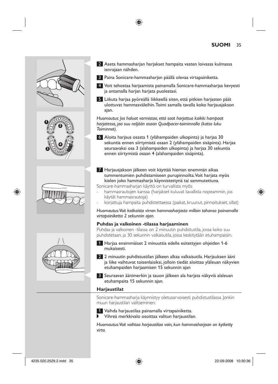 Philips HEALTHYWHITE HX6711 User Manual | Page 35 / 92