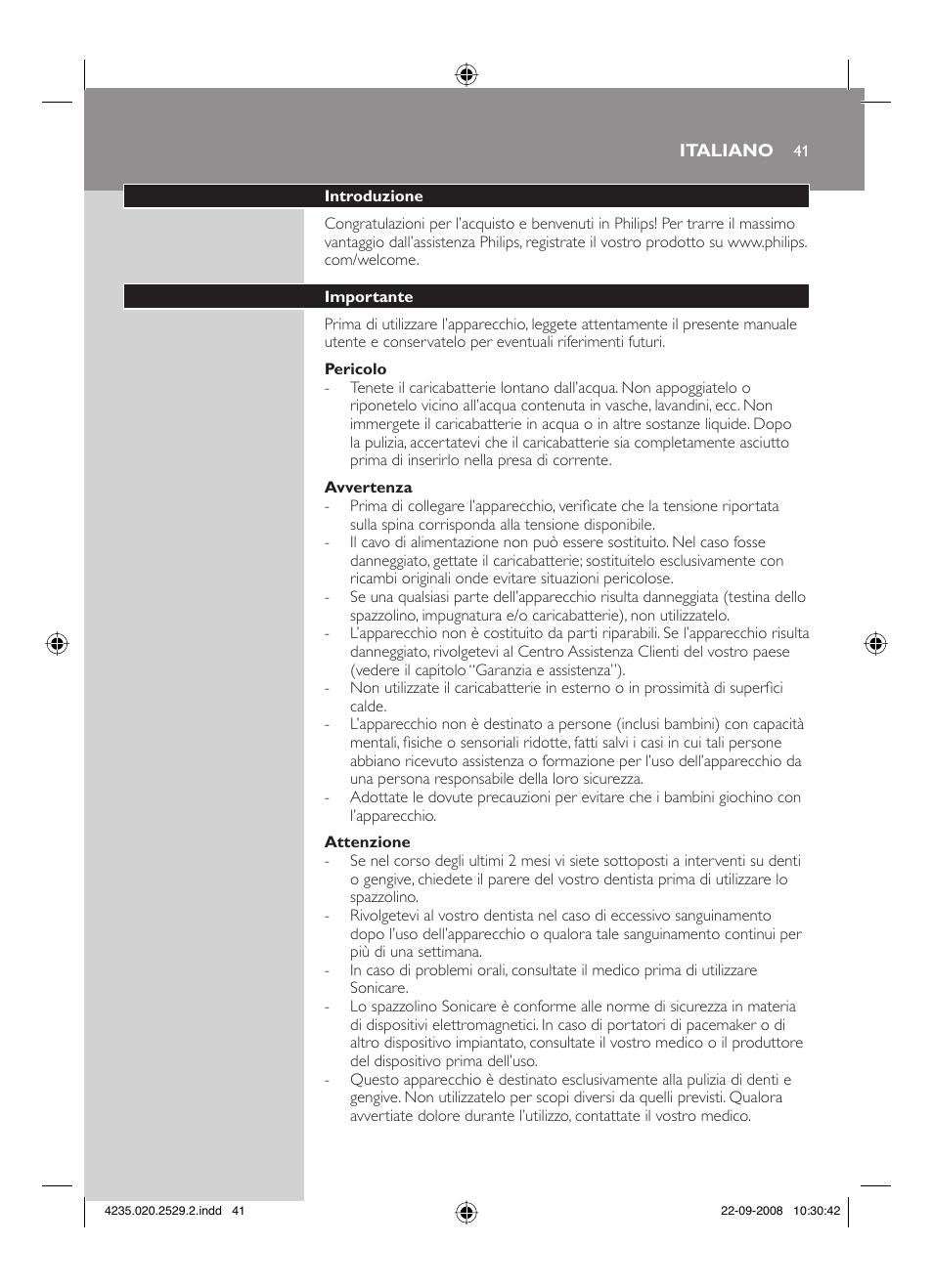 Philips HEALTHYWHITE HX6711 User Manual | Page 41 / 92