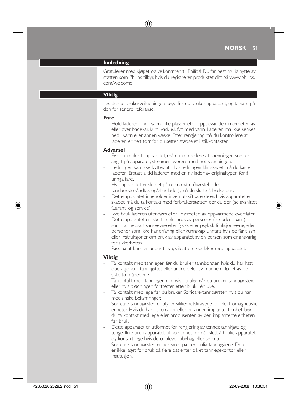 Philips HEALTHYWHITE HX6711 User Manual | Page 51 / 92