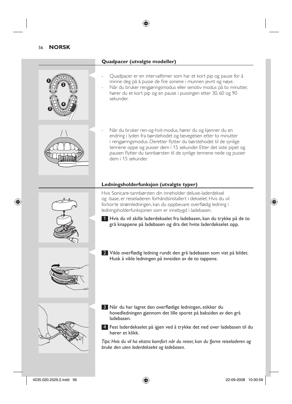 Philips HEALTHYWHITE HX6711 User Manual | Page 56 / 92