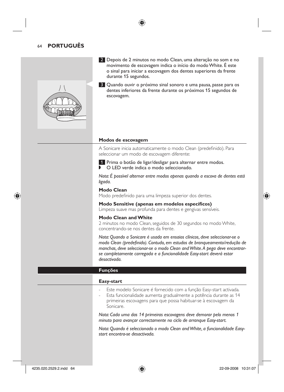 Philips HEALTHYWHITE HX6711 User Manual | Page 64 / 92