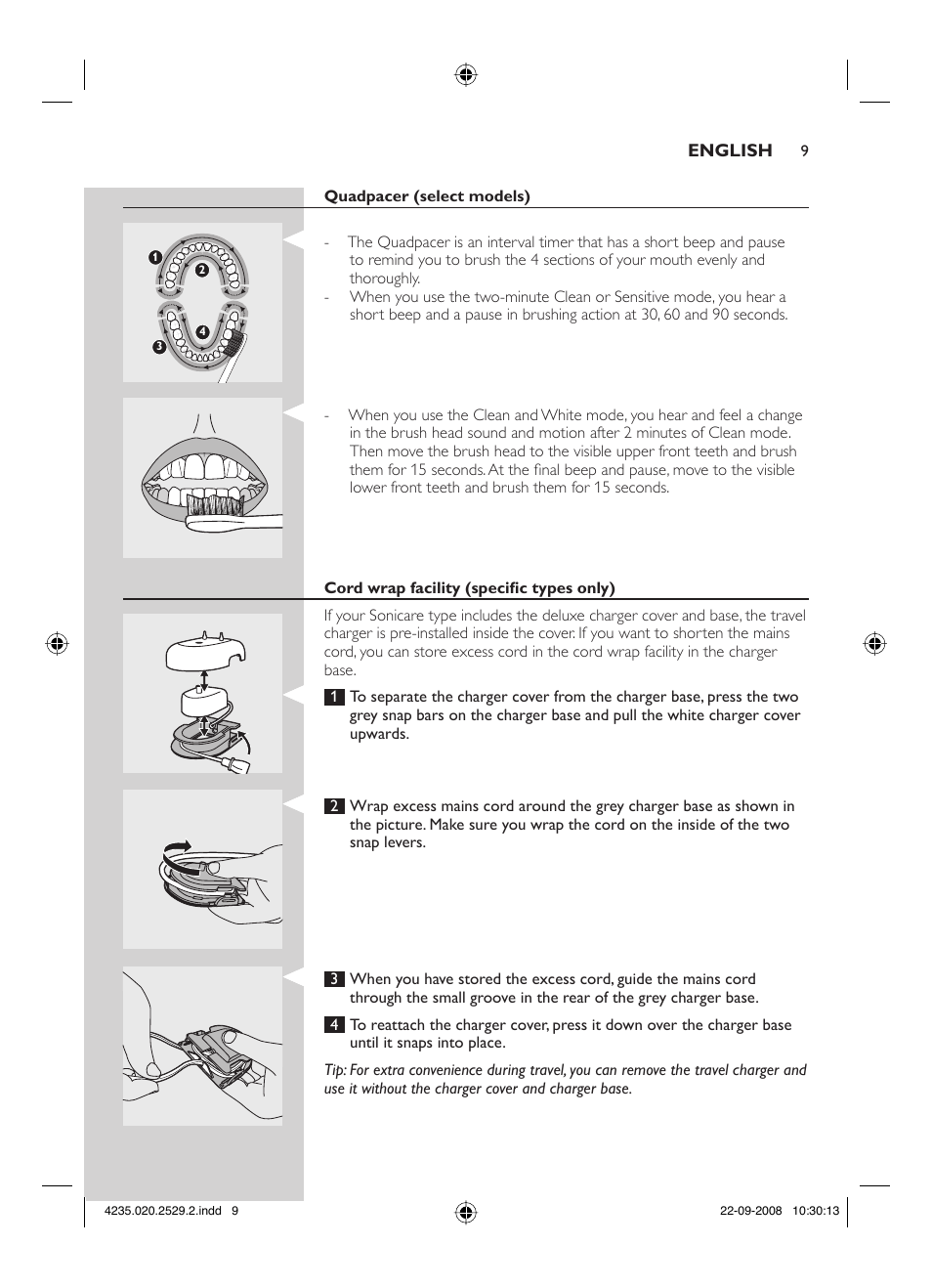 Philips HEALTHYWHITE HX6711 User Manual | Page 9 / 92