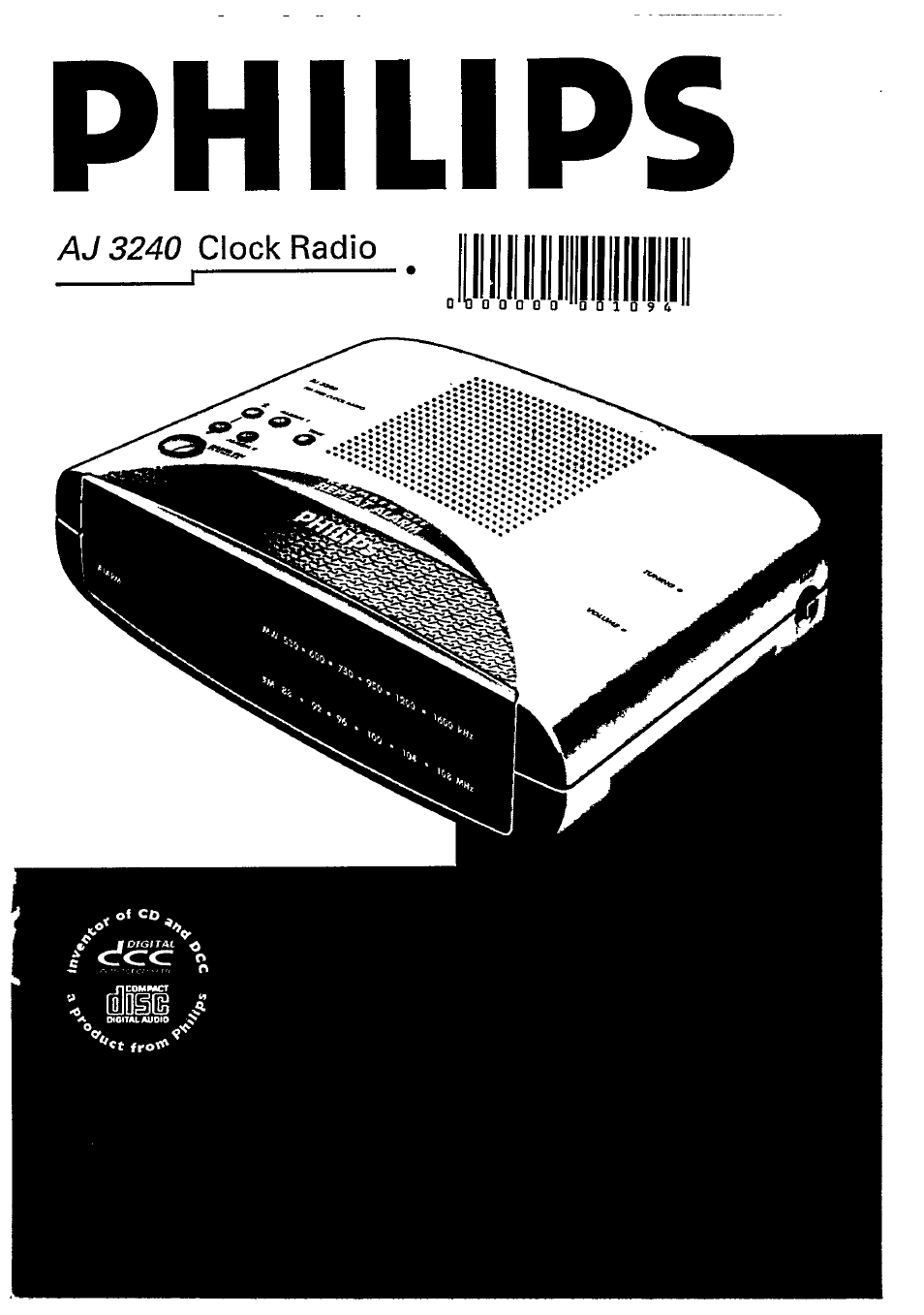 Philips AJ 3240/00 User Manual | 12 pages