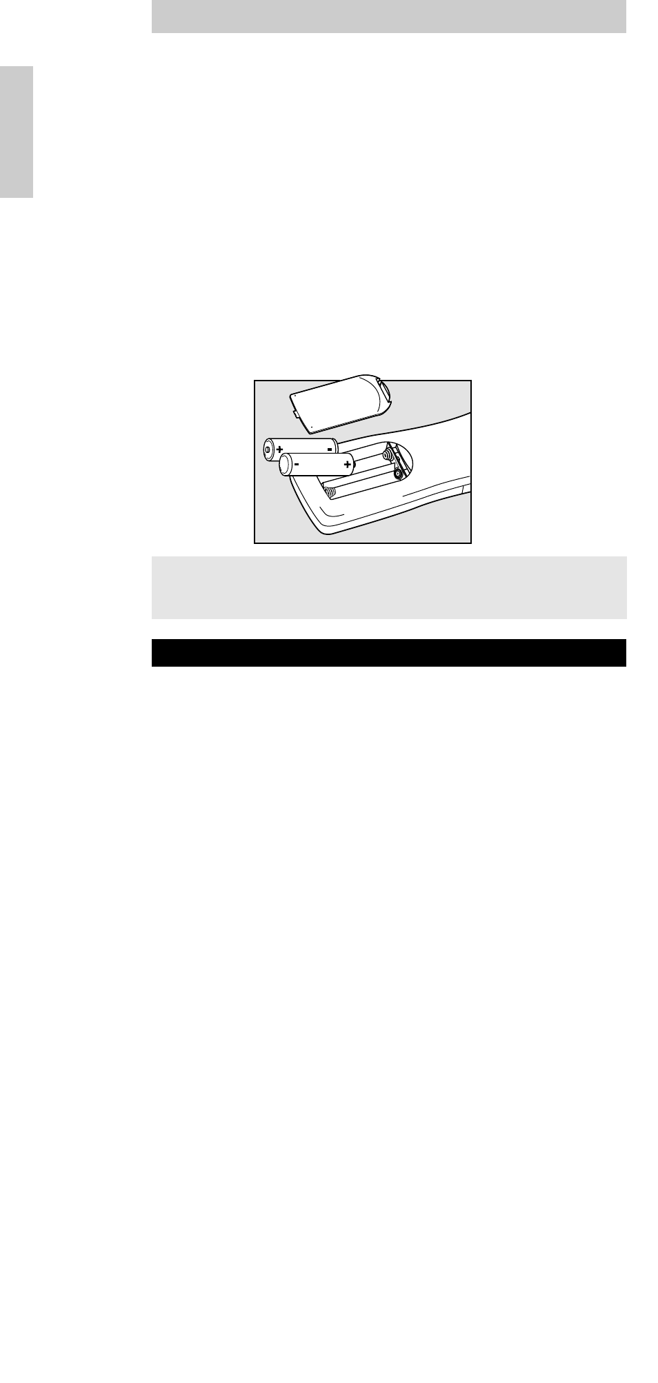 Installing the batteries, Operating the remote control, Secondary functions | Instructions for use | Philips SBCRP520/00 User Manual | Page 2 / 60