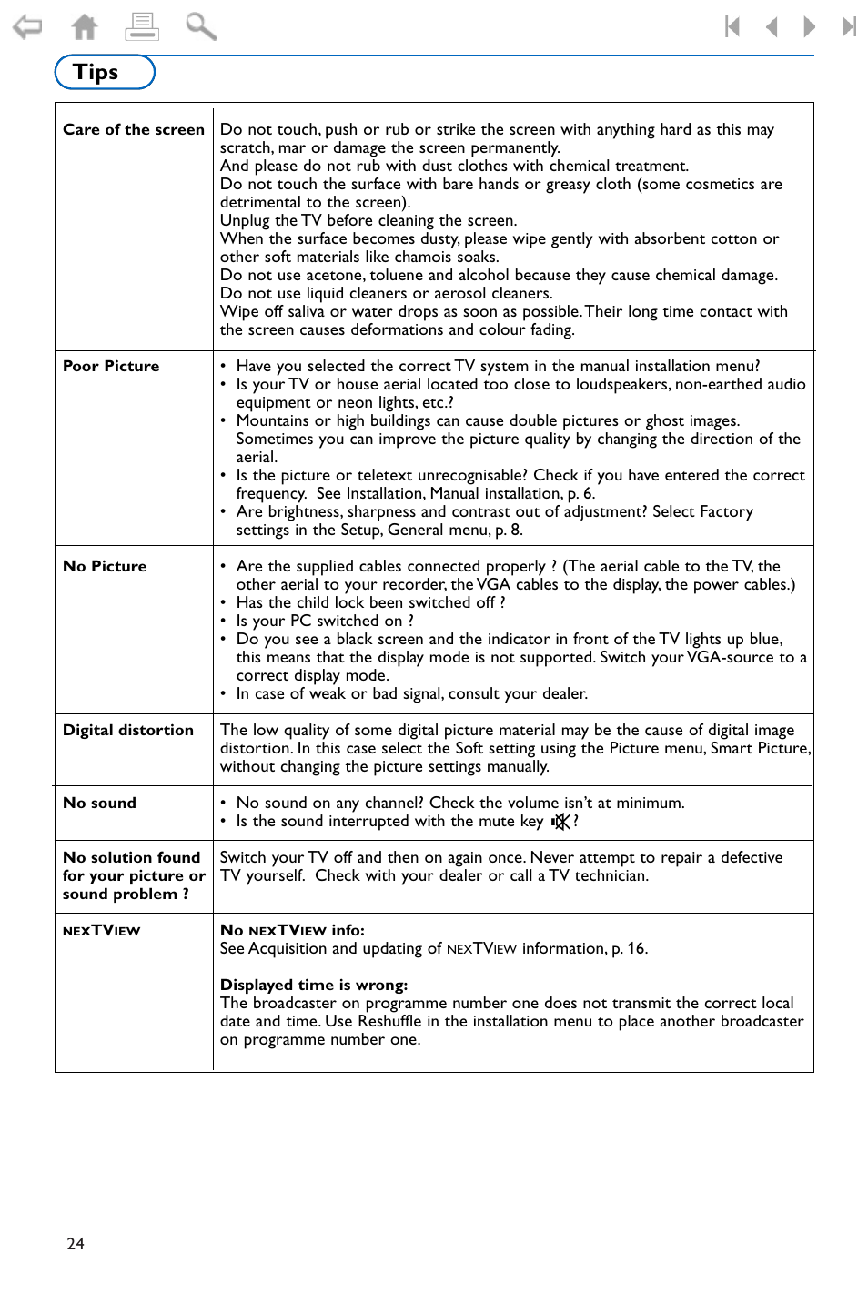 Tips | Philips FLAT TV 37PF9975 User Manual | Page 26 / 36