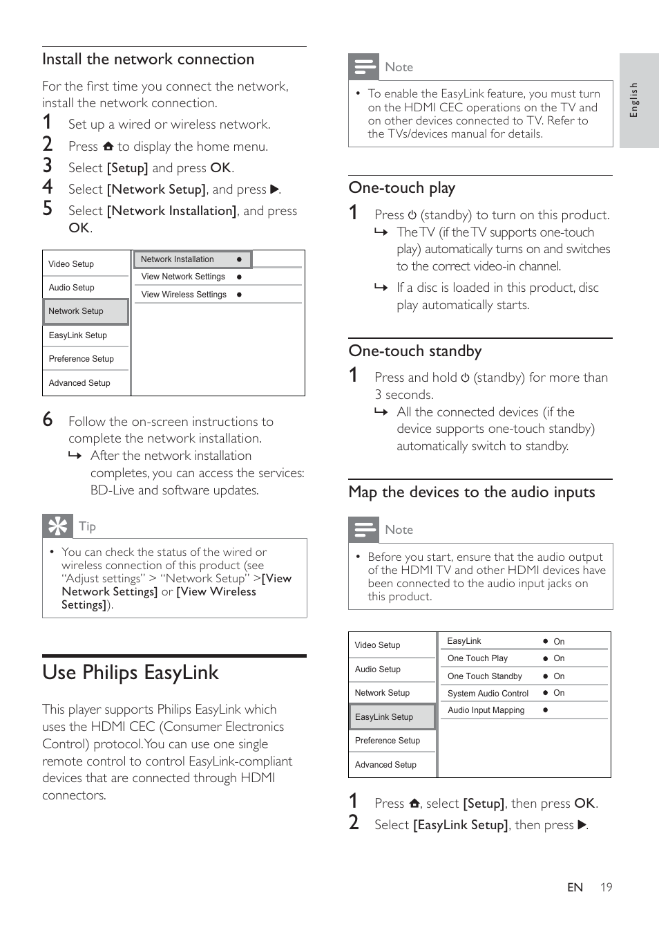 Use philips easylink | Philips MBD3000 User Manual | Page 18 / 41