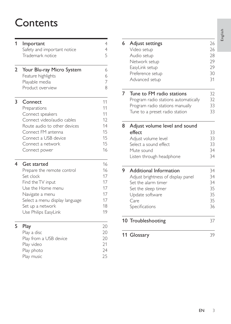 Philips MBD3000 User Manual | Page 2 / 41