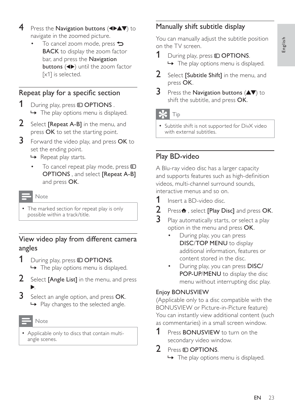 Philips MBD3000 User Manual | Page 22 / 41