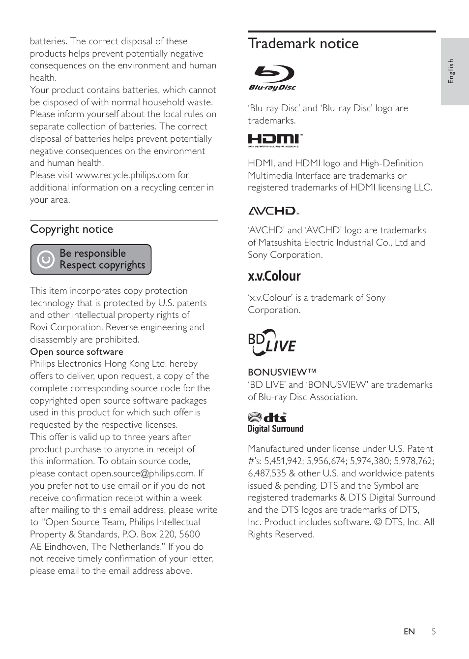 Philips MBD3000 User Manual | Page 4 / 41