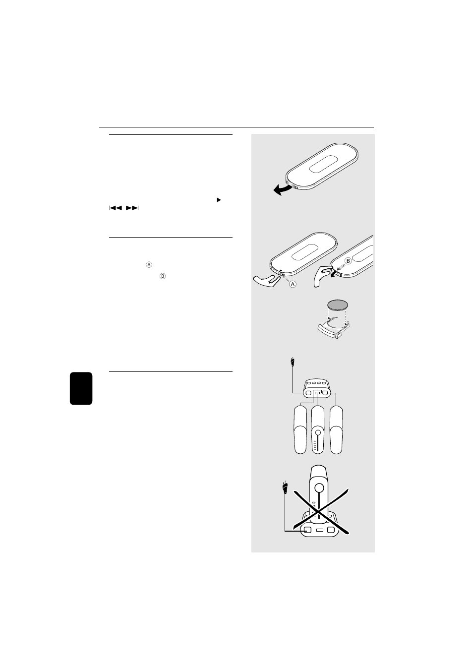 Forberedelser | Philips MZ1000 User Manual | Page 12 / 25