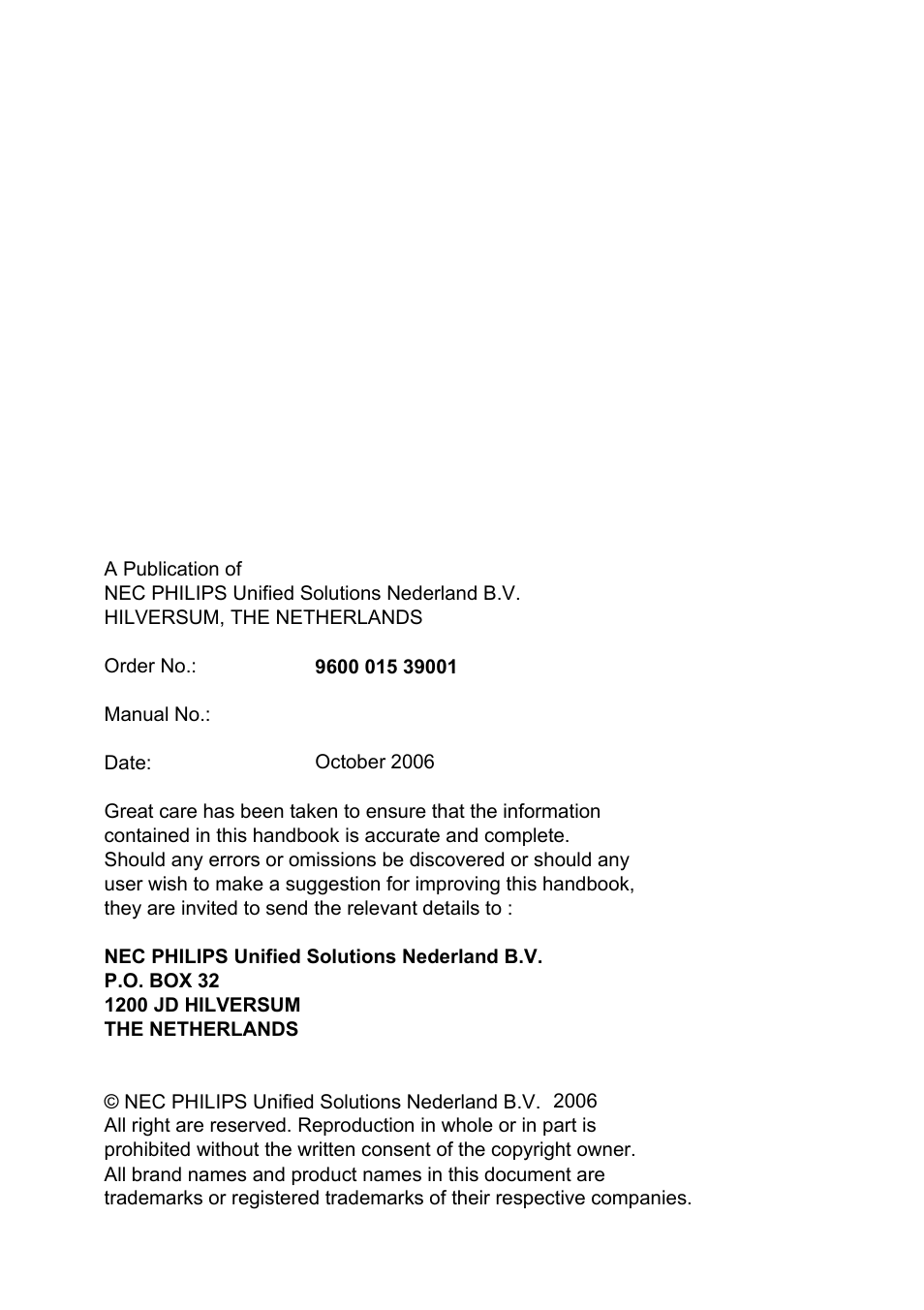 Copyright | Philips DECT C124 User Manual | Page 4 / 18