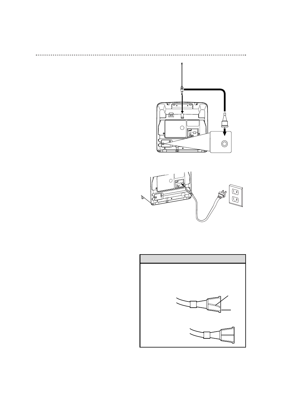 Hooking up the tv/vcr (cont’d) 7 | Philips CCB 092AT User Manual | Page 7 / 56