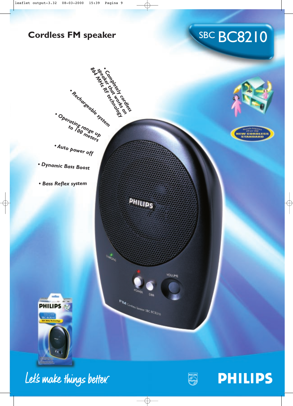 Philips SBC BC8210 User Manual | 2 pages