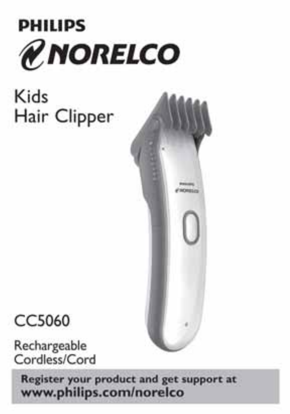 Philips NORELCO CC5060 User Manual | 10 pages