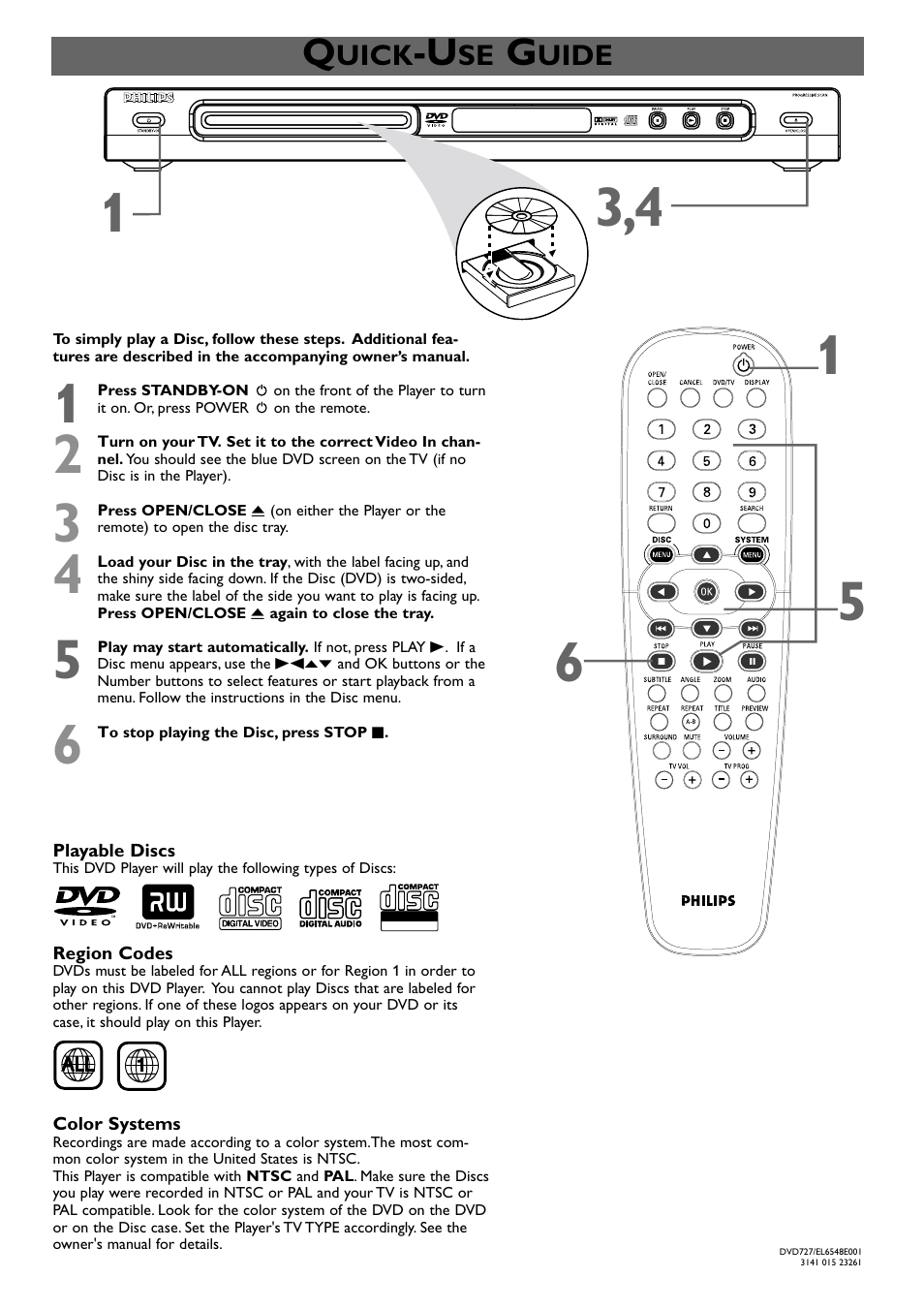 Philips DVD727/17 User Manual | Page 2 / 2