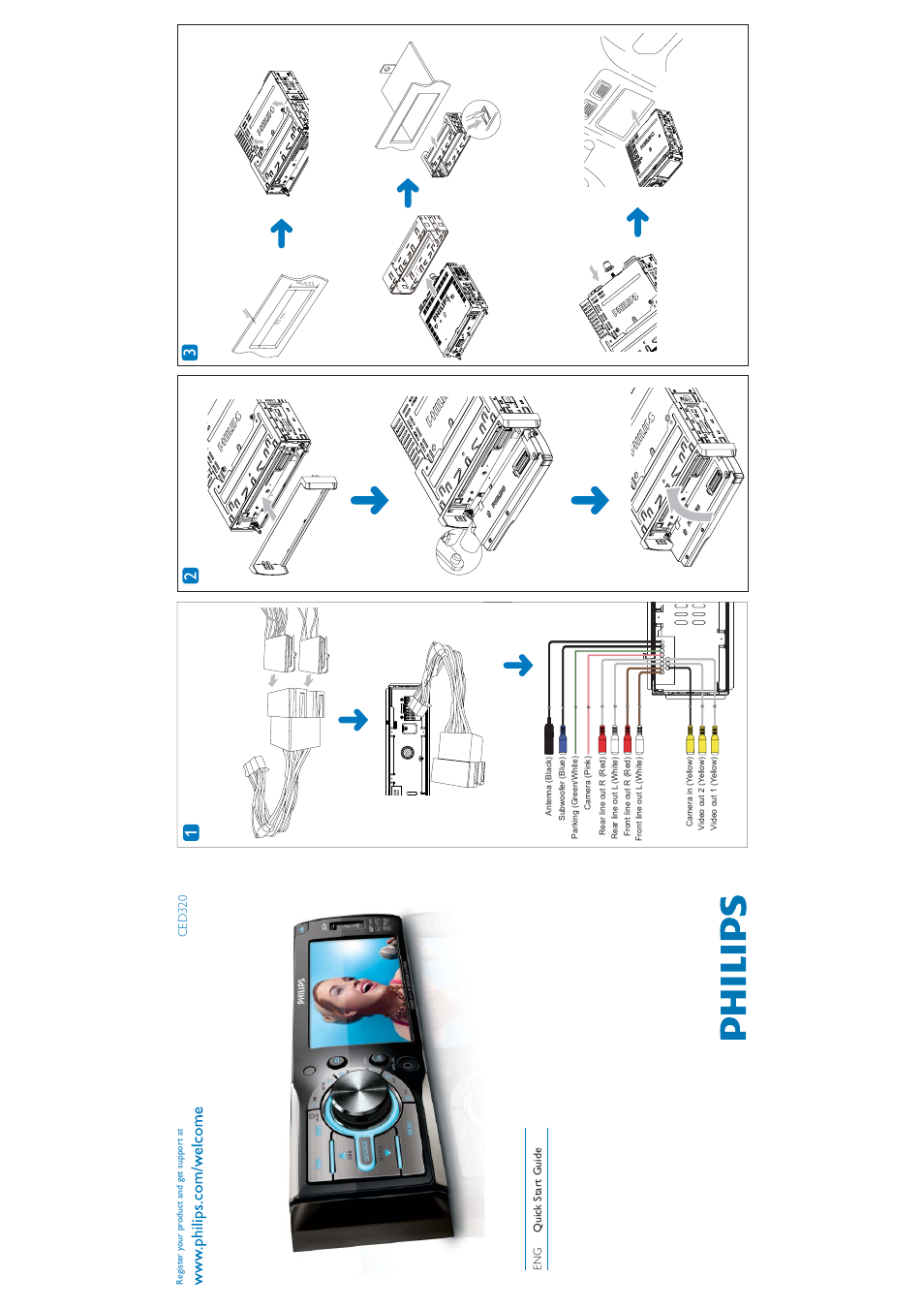 Philips CED320 User Manual | 2 pages