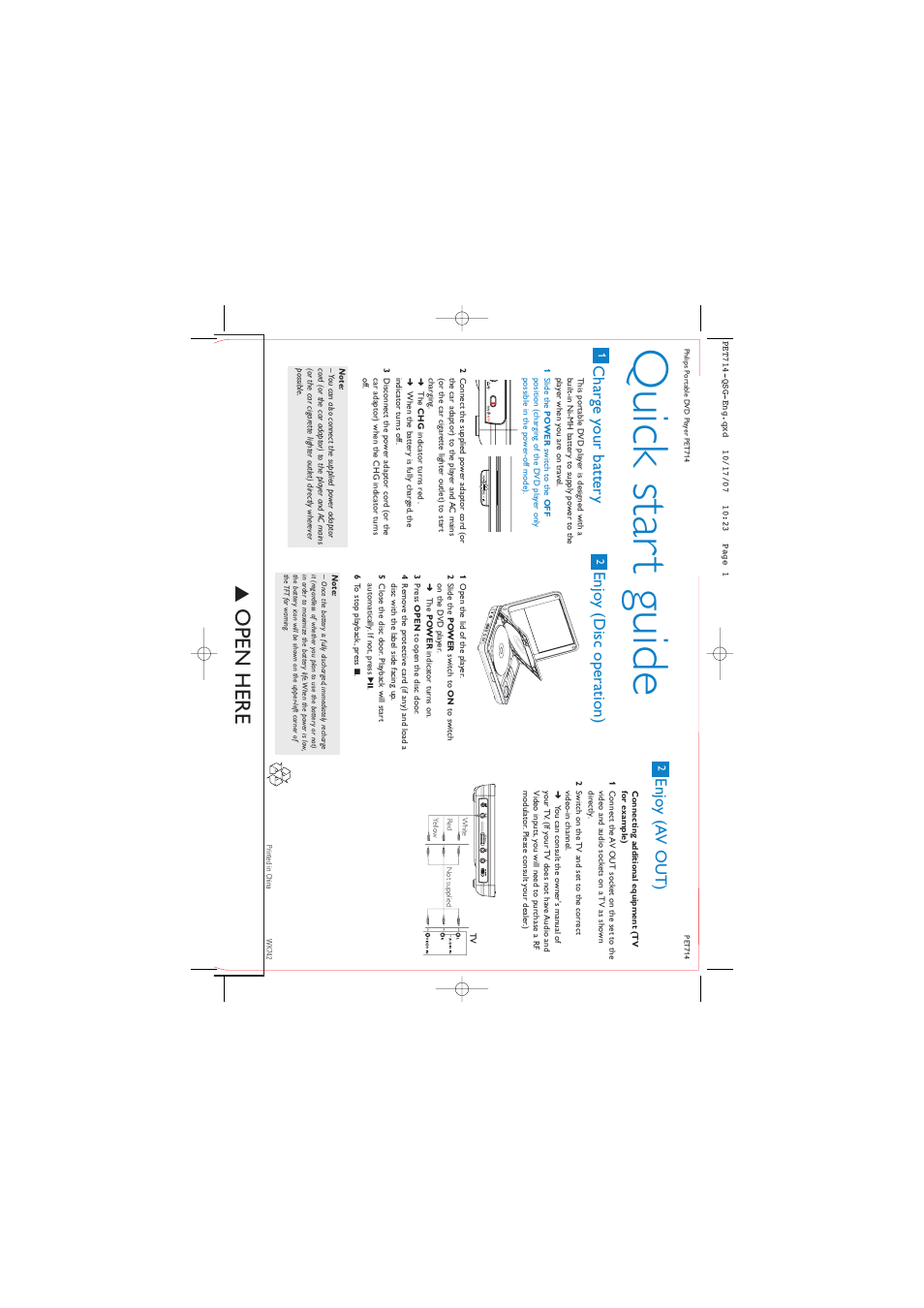 Philips PET714/75 User Manual | 1 page