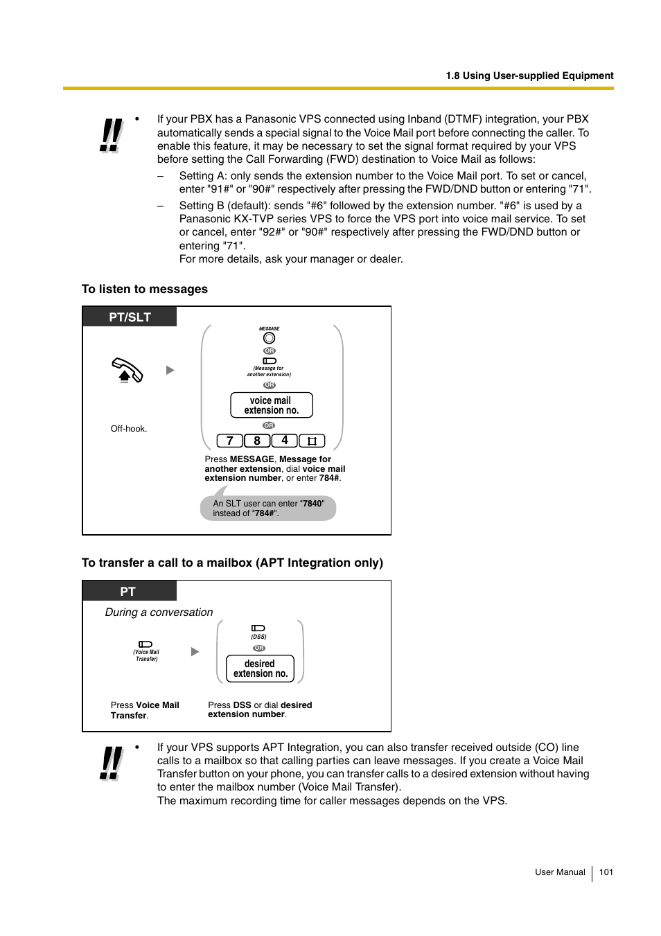Pt/slt | Philips KX-TEA308 User Manual | Page 101 / 168
