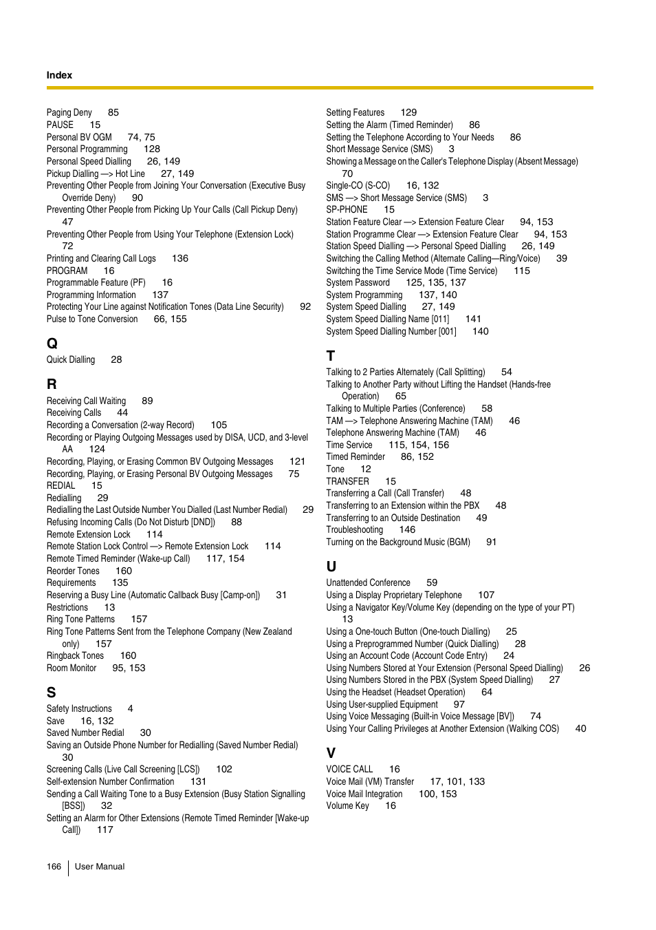 Philips KX-TEA308 User Manual | Page 166 / 168