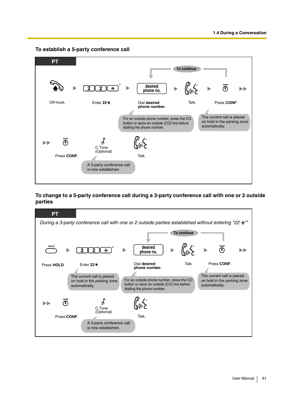 Philips KX-TEA308 User Manual | Page 61 / 168