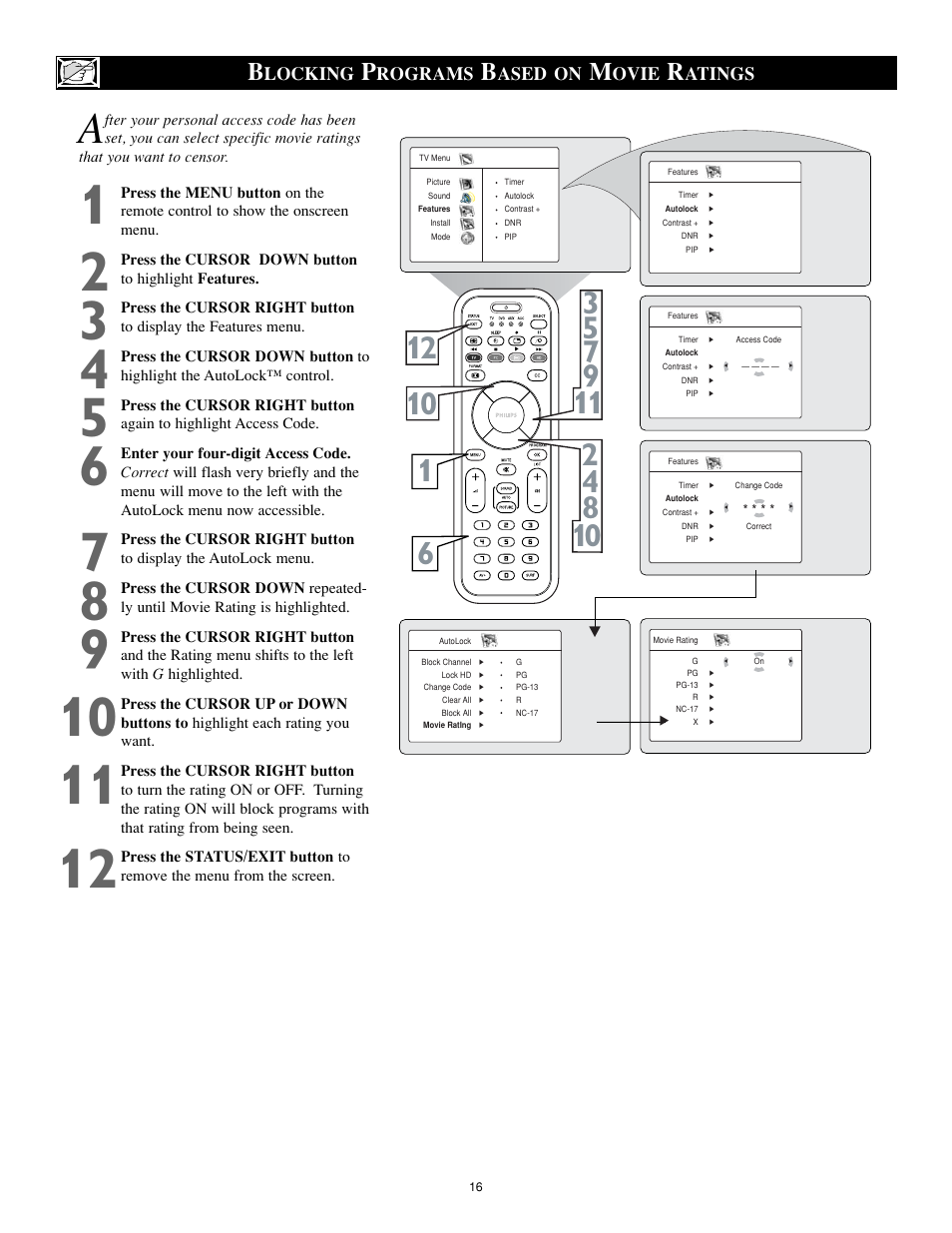 Philips 17PF9946 User Manual | Page 16 / 48