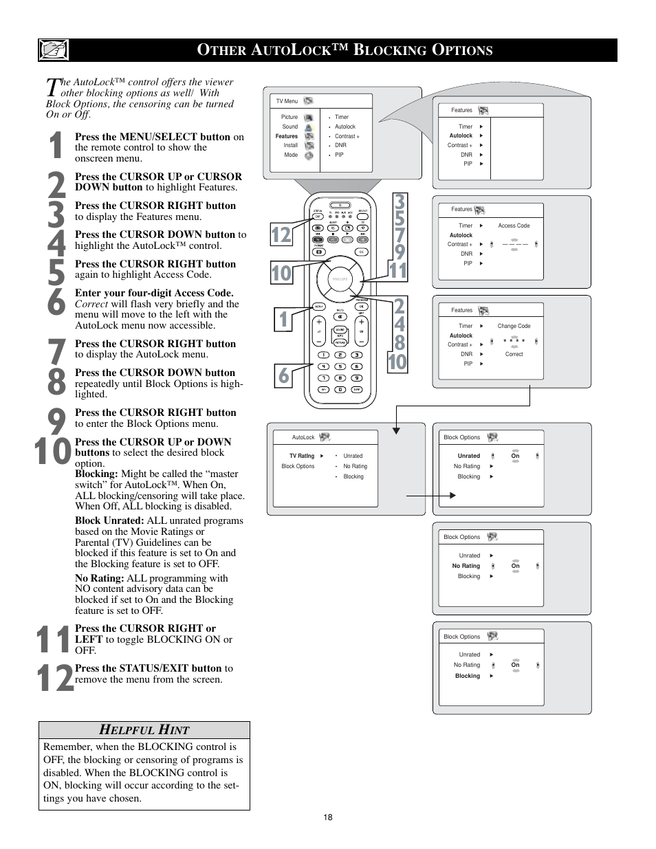 Philips 17PF9946 User Manual | Page 18 / 48