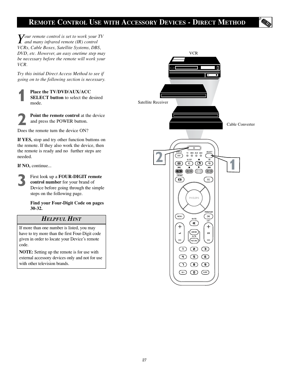 Philips 17PF9946 User Manual | Page 27 / 48