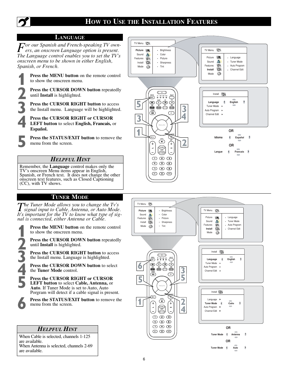 Philips 17PF9946 User Manual | Page 6 / 48