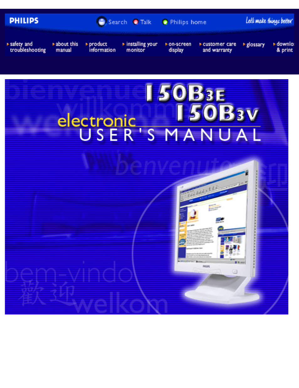 Philips 150B3V User Manual | 88 pages