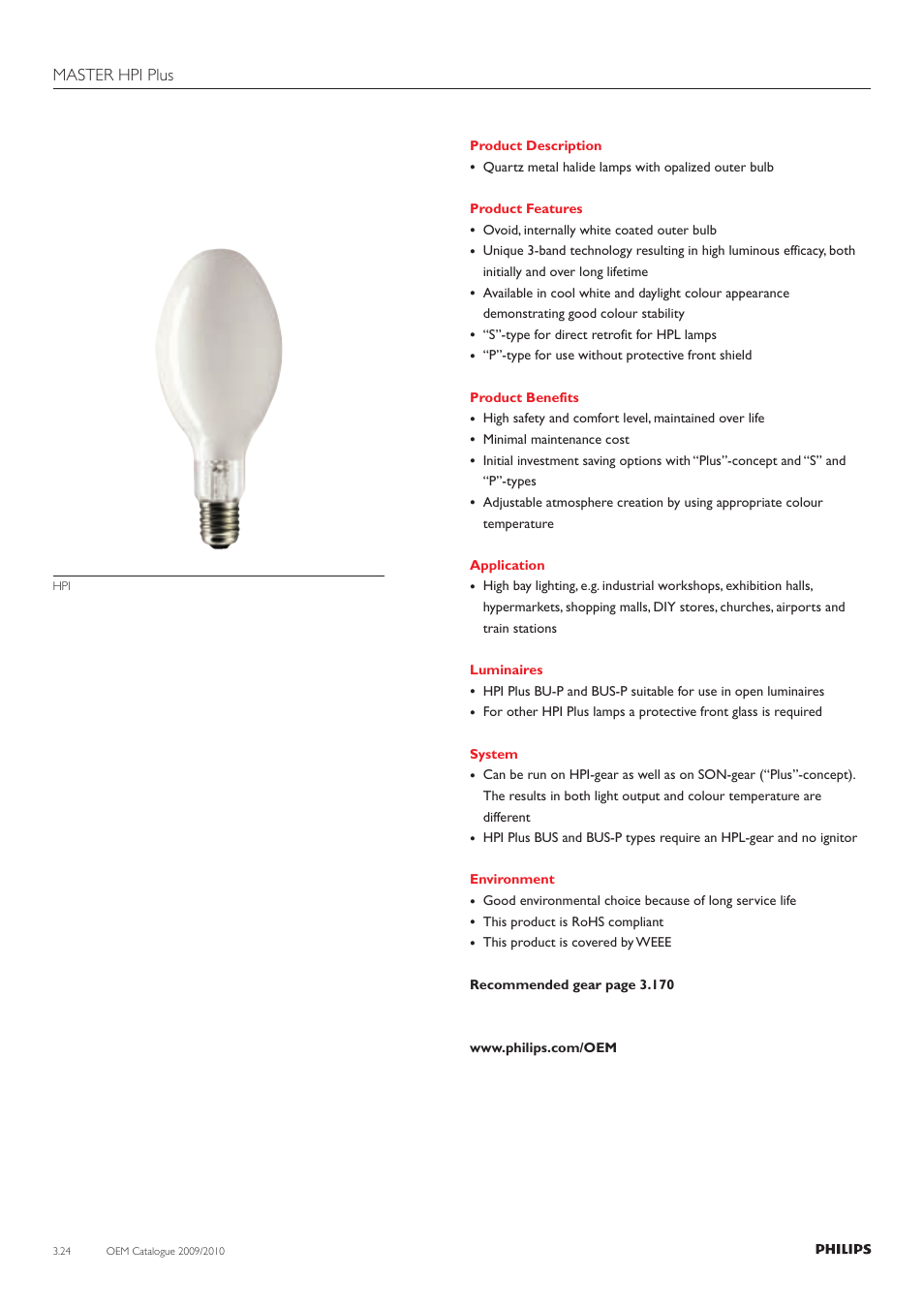 Master hpi plus | Philips 220-230-240V User Manual | Page 24 / 172