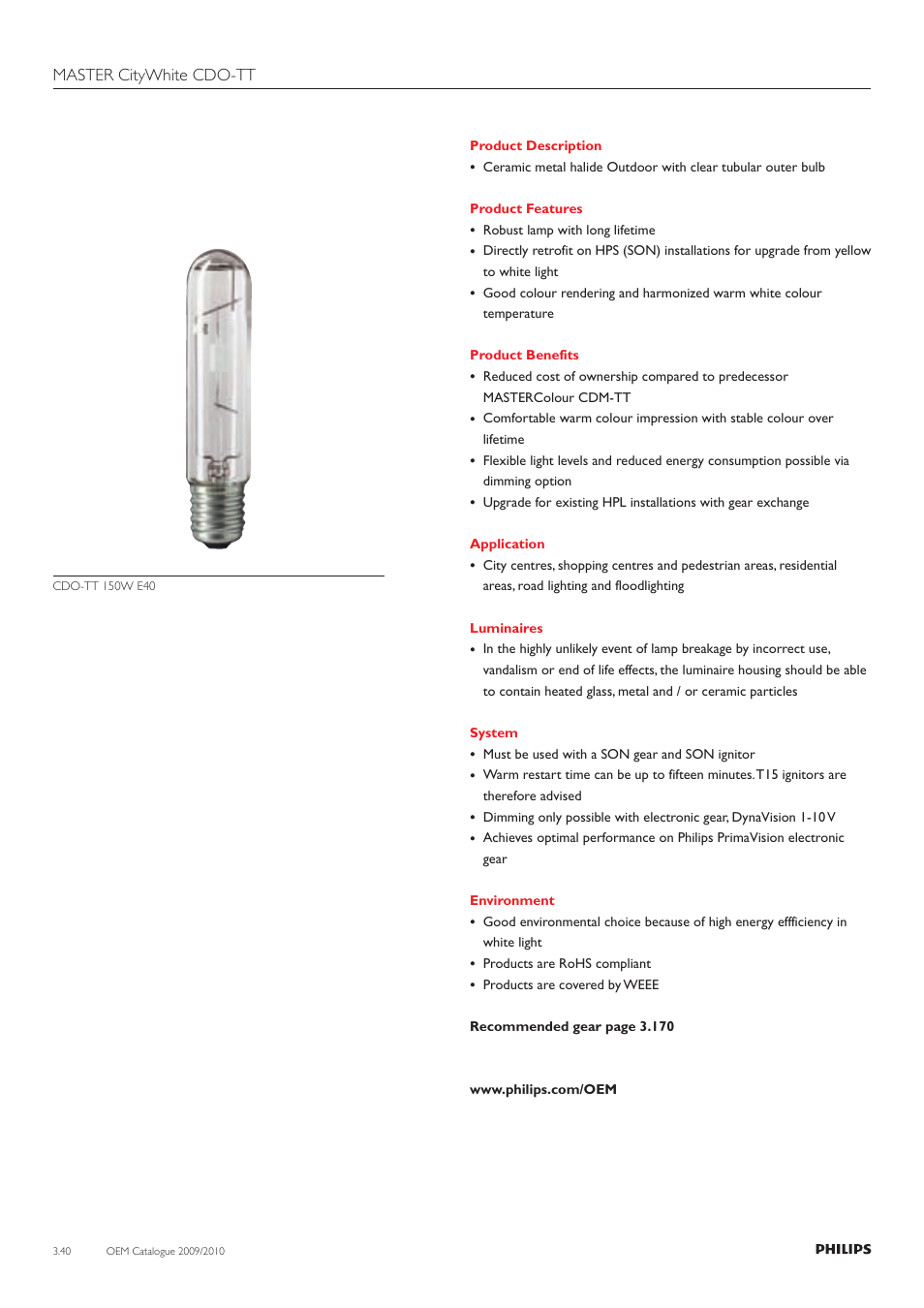 Master citywhite cdo-tt | Philips 220-230-240V User Manual | Page 28 / 172