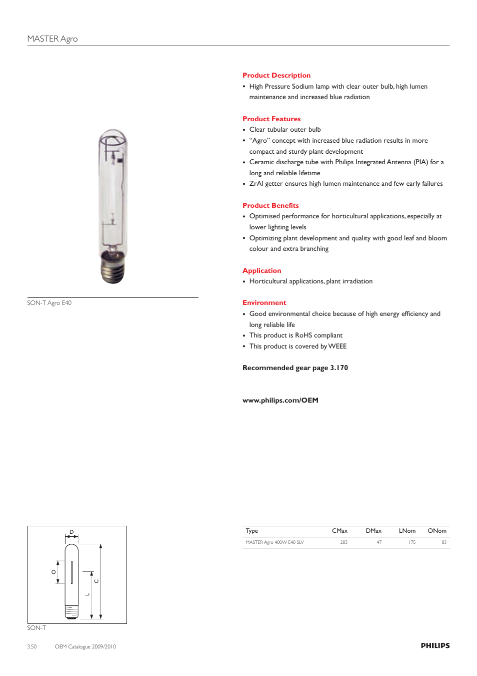 Master agro | Philips 220-230-240V User Manual | Page 50 / 172