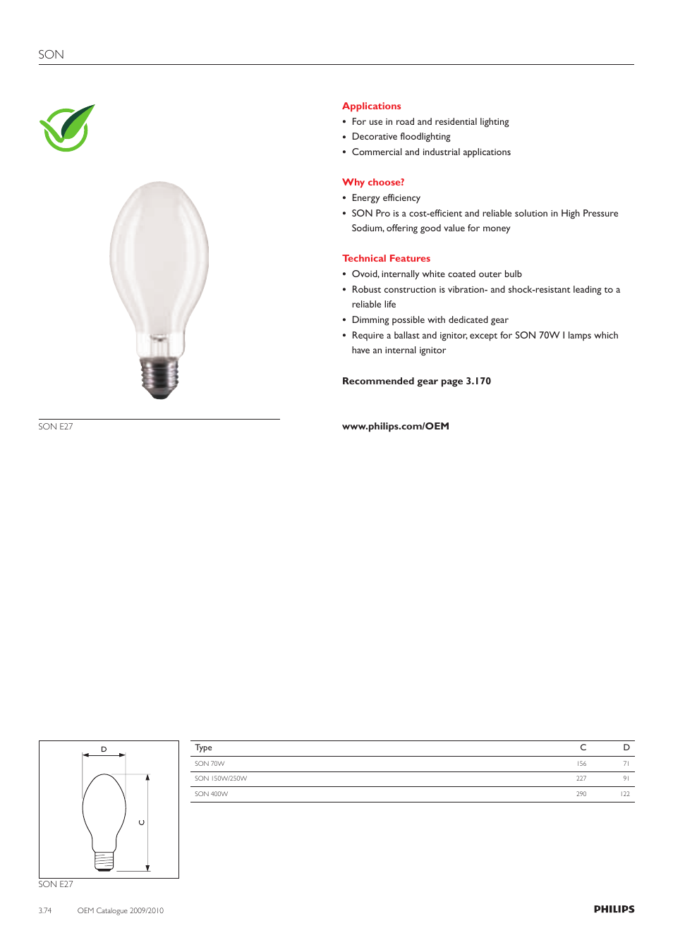 Philips 220-230-240V User Manual | Page 74 / 172