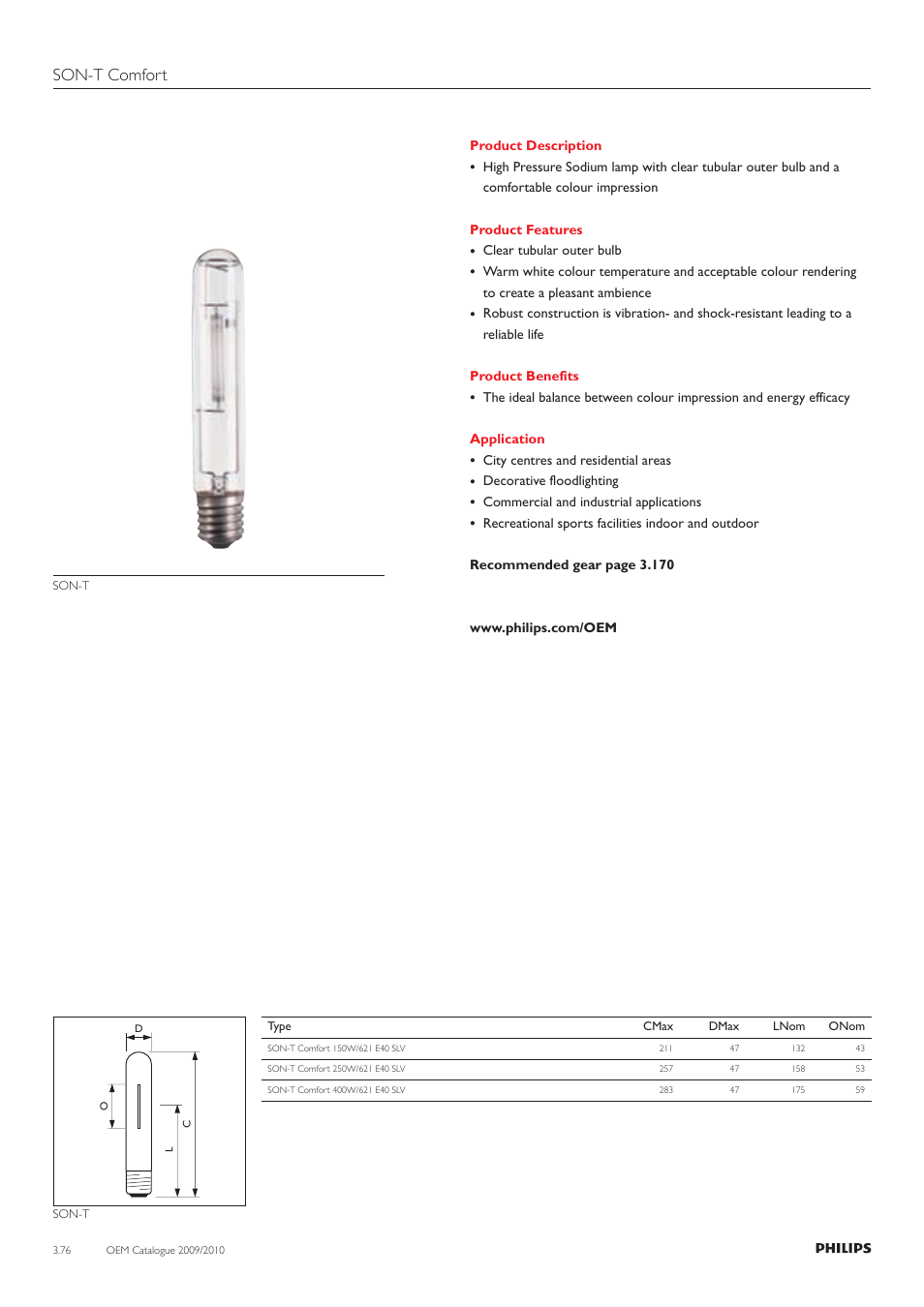 Son-t comfort | Philips 220-230-240V User Manual | Page 76 / 172