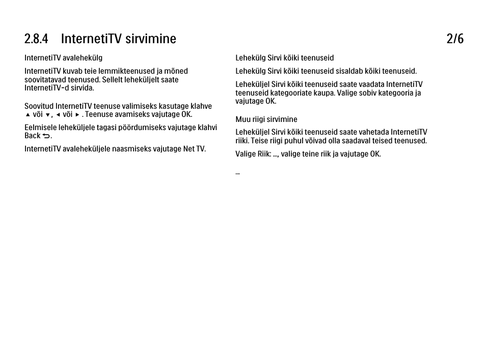 4 internetitv sirvimine 2/6 | Philips 40PFL9704H User Manual | Page 106 / 265
