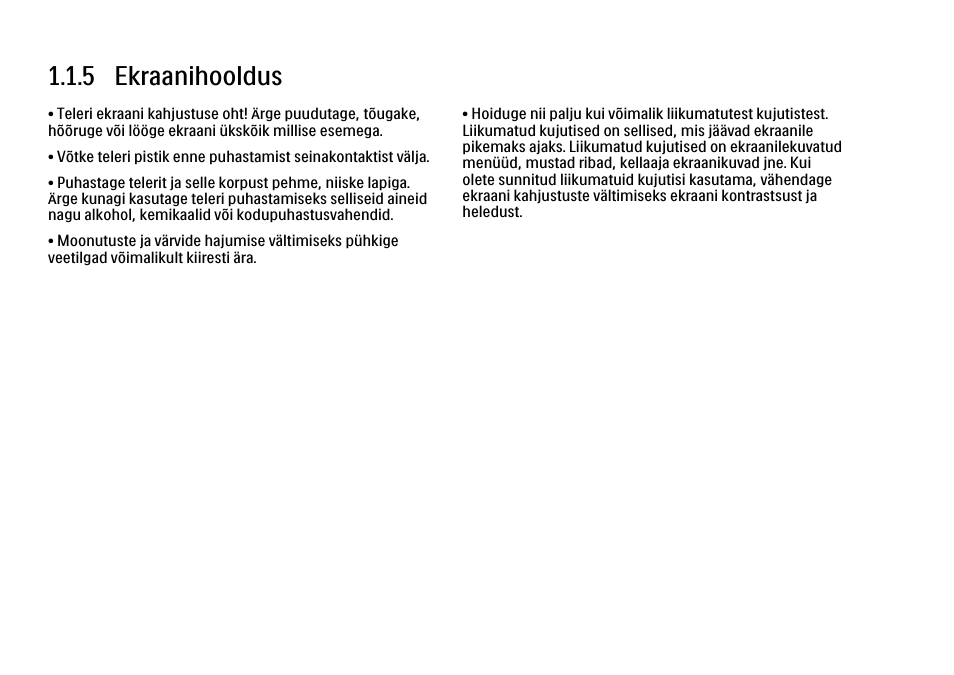 5 ekraanihooldus | Philips 40PFL9704H User Manual | Page 12 / 265